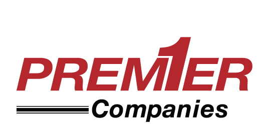 Premier1er Companies logo in red and black colors